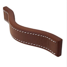 Bow handles with with decorative stitching in 4 sizes and 45 colors - FIRENZE-PRESTIGE Bow handles with with decorative stitching in 4 sizes and 45 colors - FIRENZE-PRESTIGE