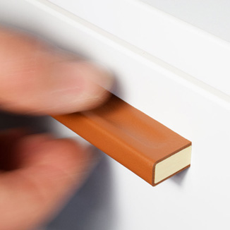 Steggriffe aus Leder in 64mm von minimaro - luxury furniture handles Steggriffe aus Leder in 64mm von minimaro - luxury furniture handles