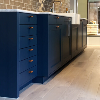 Lederschlaufe aus Vintage-Leder für Küchen Kuechengriff aus Vintage-Leder für alle Kuechenfronten