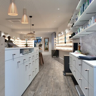 Möbelgriff Leder Taupe Möbelgriff aus Leder Farbe Taupe