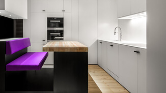 Griffe Küchenschränke Leder Schrankgriffe für Küche aus schwarzem Leder