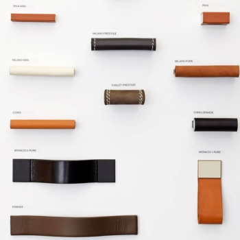 Schrankgriffe aus feinem Leder von minimaro - luxury furniture handles