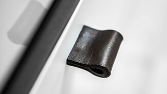 Leather handles for kitchen Leather handles for kitchen