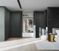Preview: Edge Pull VERONA at a closet system Preview: Edge Pull VERONA at a closet system