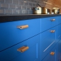 Preview: Kitchen drawer handles with leather