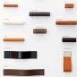 Preview: Leather drawer pulls handmade by minimaro - luxury furniture handles