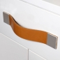 Mobile Preview: Leather strap handles  MONACO-2-PURE by minimaro