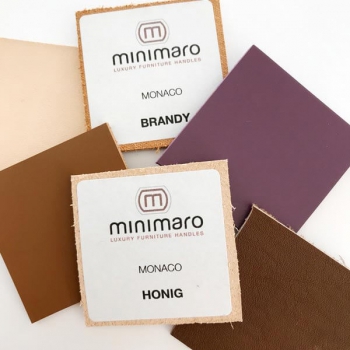 Leather samples for series MONACO