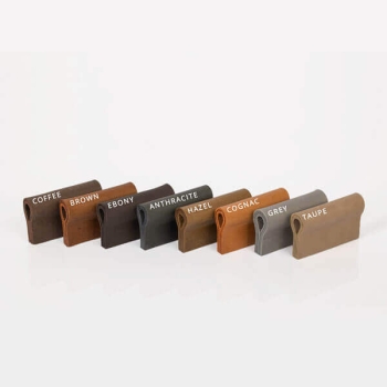 Drawer Pulls made of vintage leather
