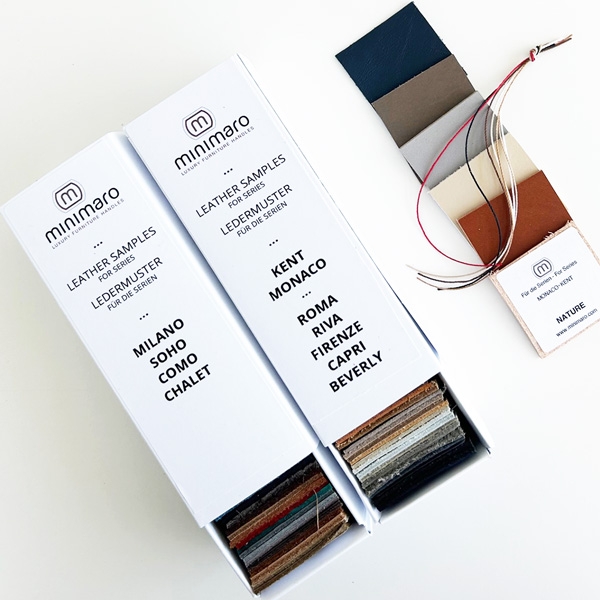 Leather sample set for all minimaro leather handles Leather sample set for all minimaro leather handles