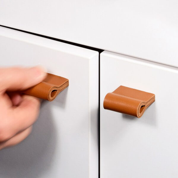 Leather handles for every type of furniture