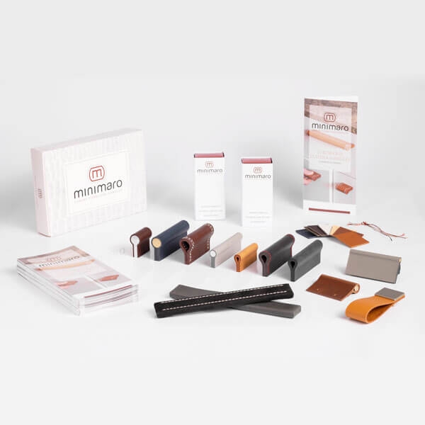 Sample Set with most handles of minimaro - luxury furniture handles